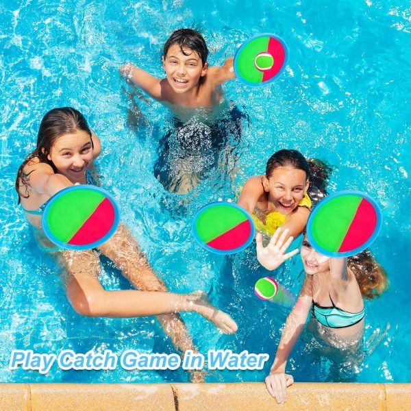 Ayeboovi Toss and Catch Ball Game Outdoor Toys for Kids Yard Games Beach Toys Outside Games for 3 4 5 6 7 8 9 10 Year Old Boys Girls (Upgraded) - Image 4