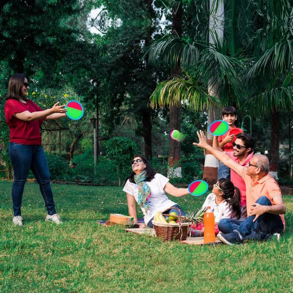 Ayeboovi Toss and Catch Ball Game Outdoor Toys for Kids Yard Games Beach Toys Outside Games for 3 4 5 6 7 8 9 10 Year Old Boys Girls (Upgraded) - Image 5
