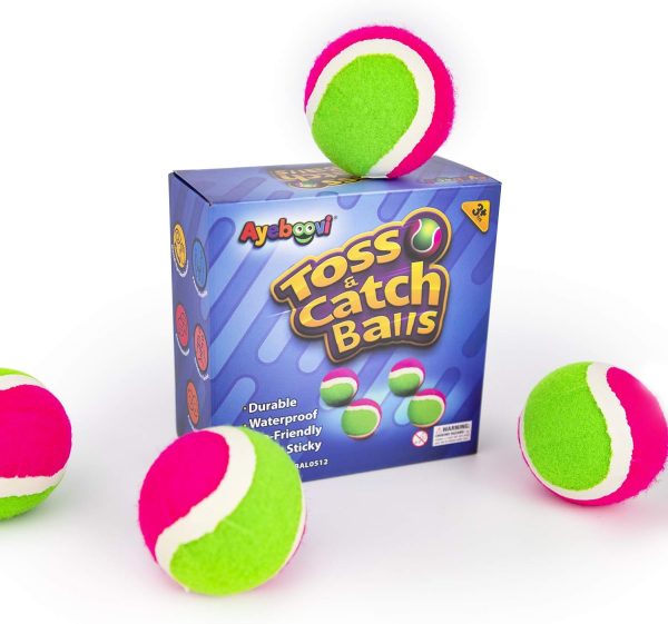 Ayeboovi Replacement Sticky Balls, 4 Packs, 2.6 Inch Diameter, Suitable for Toss and Catch Game - Image 7